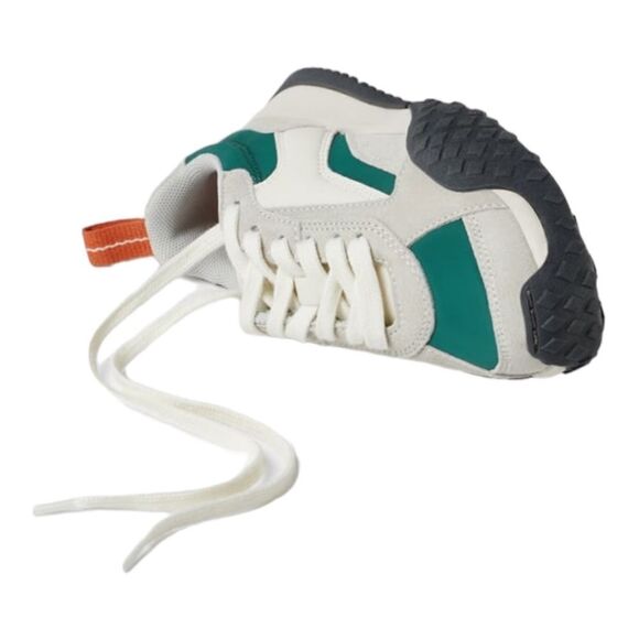 ZARA Kids | Gray | LEATHER SNEAKERS - Picture 6 of 10